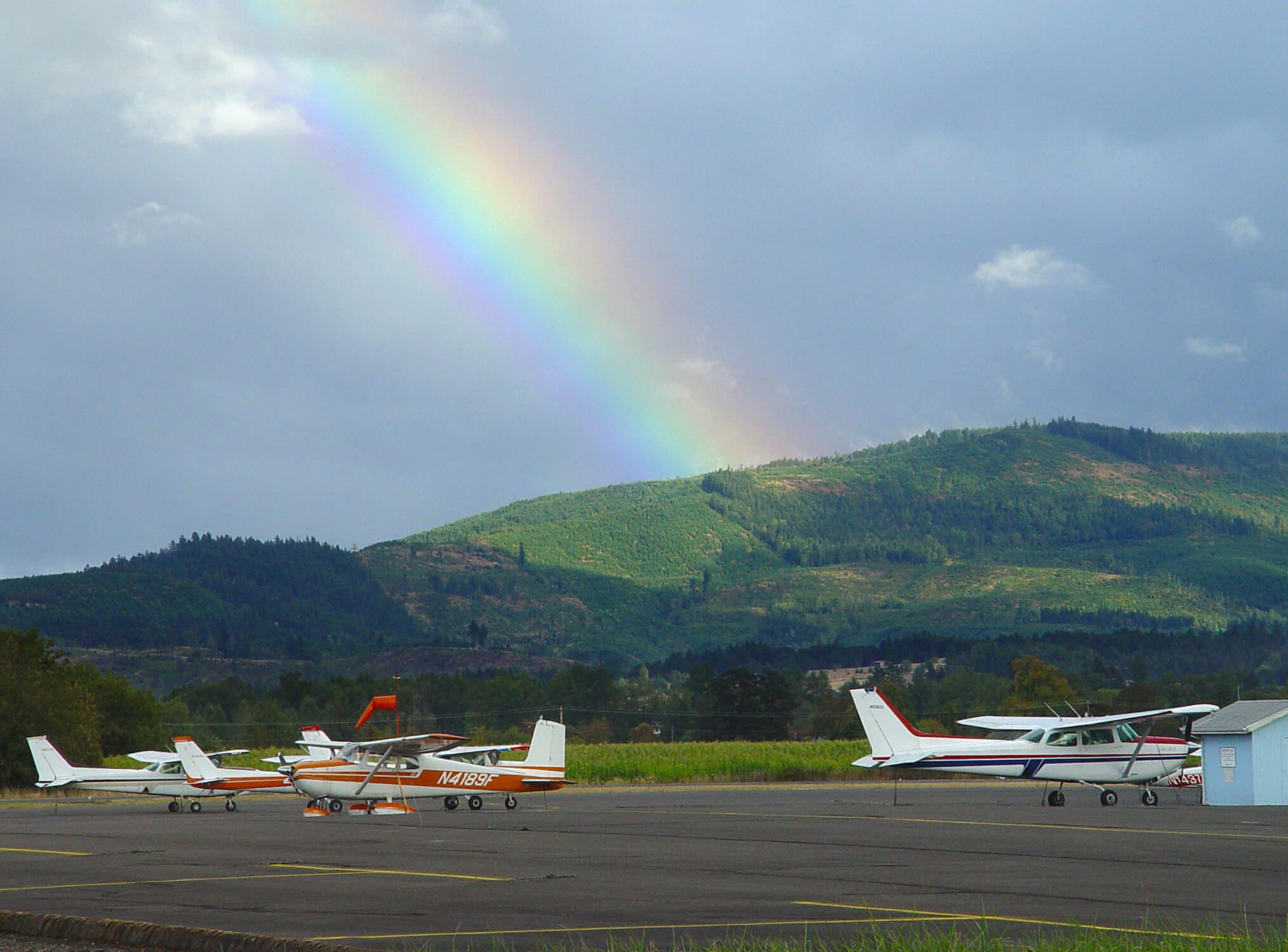 Rainbow at the Airport 2009